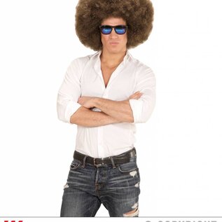 Pk  6 Top quality "BROWN OVERSIZED AFRO WIG" in polybag