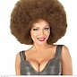 Pk  6 Top quality "BROWN OVERSIZED AFRO WIG" in polybag