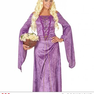 Pk  4 Blonde "HIPPIE / MEDIEVAL WIG WITH DAISY HEADBAND" in polybag