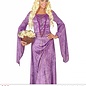 Pk  4 Blonde "HIPPIE / MEDIEVAL WIG WITH DAISY HEADBAND" in polybag