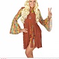 Pk  4 Blonde "HIPPIE / MEDIEVAL WIG WITH DAISY HEADBAND" in polybag