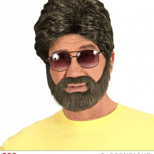 Pk  4 Brown "MAN WIG & BEARD" in box