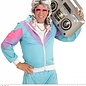 Pk  6 Grey "80s MULLET WIG" in polybag