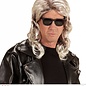 Pk  6 Blond "80s MULLET WIG" in polybag