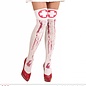 Pk 12 Pair of "BLOODY OVER THE KNEE NURSE SOCKS" 70 DEN