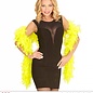 Pk  3 "NEON YELLOW FEATHER BOA" 1,80 m
