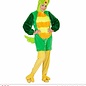 Pluche vogel kostuum in groen met masker