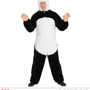 Pluche panda kostuum voor heren en dames