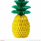 Pk 12 "HONEYCOMB PINEAPPLE" 35 cm