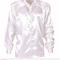 Satin "WHITE 70s DISCO SHIRT"