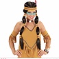 Pk  6 "SQUAW INDIAN WIG WITH HEADBAND & FEATHER" in box