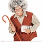 Pk  4 "OLD MAN / MAD SCIENTIST WIG" in polybag