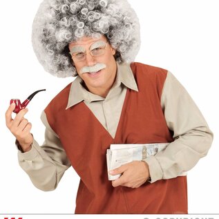 Pk  4 "OLD MAN / MAD SCIENTIST WIG" in polybag