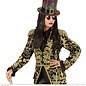Pk  6 "HOLOGRAPHIC GOTHIC TOP HAT WITH BUCKLE"