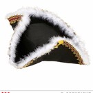 Pk  6 Felt "TRICORNS WITH MARABOU TRIM"