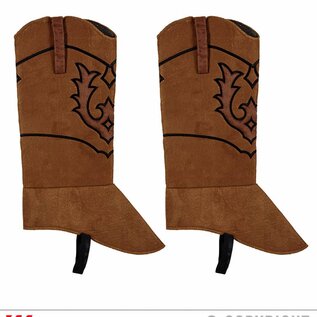 Pk  6 Pair of suede look "COWBOY BOOT COVERS"