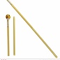 Pk 12 Collapsible "GOLD PIMP CANE"