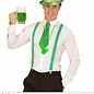 Pk 12  "NEON GREEN SHOT GLASS NECKLACE"