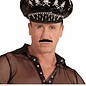 Pk  6 Vinyl "STUDDED ROCKER HAT WITH SKULLS & CHAIN"