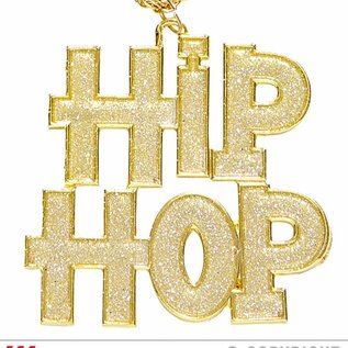 Pk 12 "GOLD HIP HOP NECKLACE"