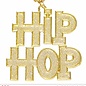 Pk 12 "GOLD HIP HOP NECKLACE"