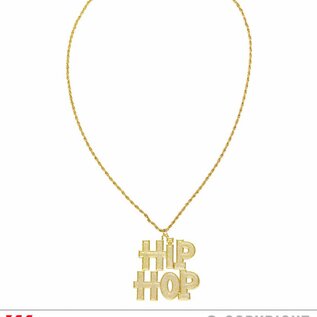 Pk 12 "GOLD HIP HOP NECKLACE"