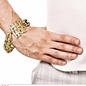 Pk 12 "GOLD HIP HOP BRACELET"