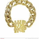 Pk 12 "GOLD HIP HOP BRACELET"
