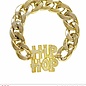 Pk 12 "GOLD HIP HOP BRACELET"