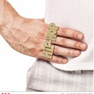 Pk 12 "GOLD HIP HOP RING"