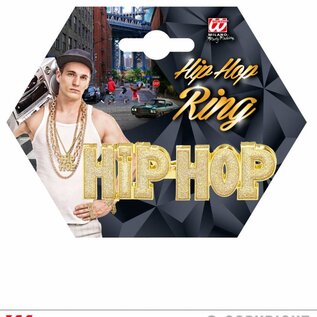Pk 12 "GOLD HIP HOP RING"