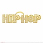 Pk 12 "GOLD HIP HOP RING"
