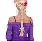 Pk  6 "FLOWER HEADBAND WITH PLAIT"