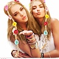 Pk  6 "FLOWER PLAIT HEADBAND"