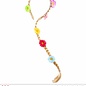 Pk  6 "FLOWER PLAIT HEADBAND"