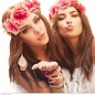 Pk 12 "TROPICAL FLOWER HEADBAND"