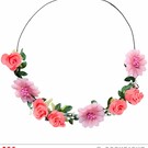 Pk 12 "PINK FLOWER HEADBAND"