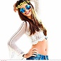 Pk 12 "YELLOW FLOWER HEADBAND"