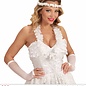 Pk 12 "WHITE FLOWER HEADBAND"