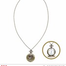 Pk  6 "ROSE POCKET WATCH WITH CHAIN"