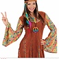Pk 12 "HIPPIE HEADBAND WITH MULTICOLOR BEADS & FEATHERS"