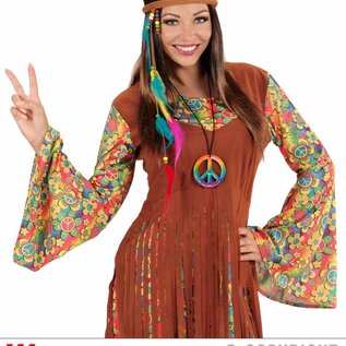 Pk 12 "RAINBOW HIPPIE NECKLACE"