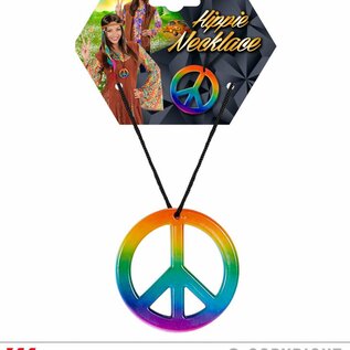 Pk 12 "RAINBOW HIPPIE NECKLACE"