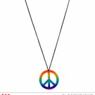 Pk 12 "RAINBOW HIPPIE NECKLACE"