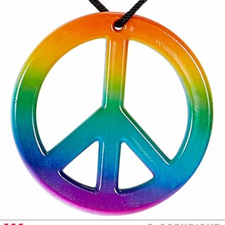 Pk 12 "RAINBOW HIPPIE NECKLACE"