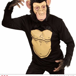 Pk  4 "CHIMPANZEE" (jersey with plush    hair, mask with plush hair)