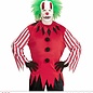 Pk  4 "HORROR CLOWN" (coat, mask with wig)