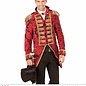 "RED JACQUARD PARADE TAILCOAT"
