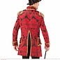 "RED JACQUARD PARADE TAILCOAT"