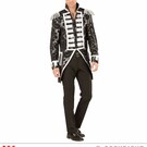 "SILVER JACQUARD PARADE TAILCOAT"